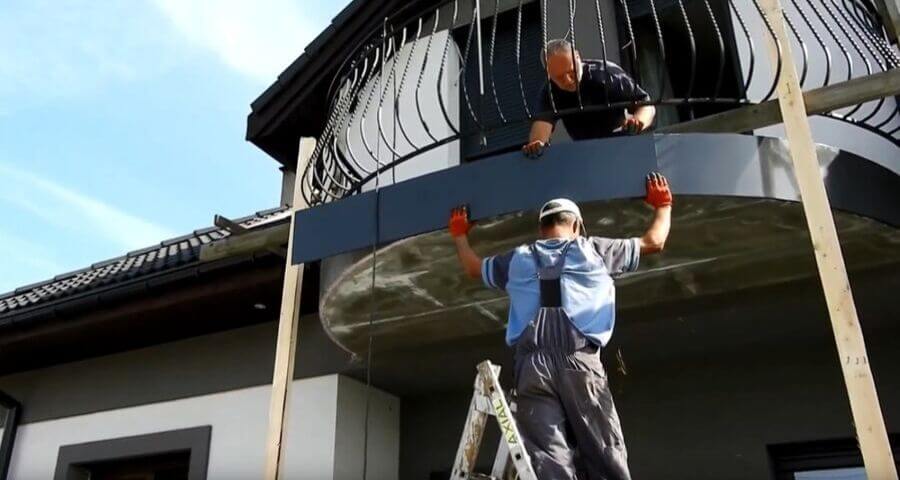 Montaż Blachy Maskującej Na Taras Okrągły