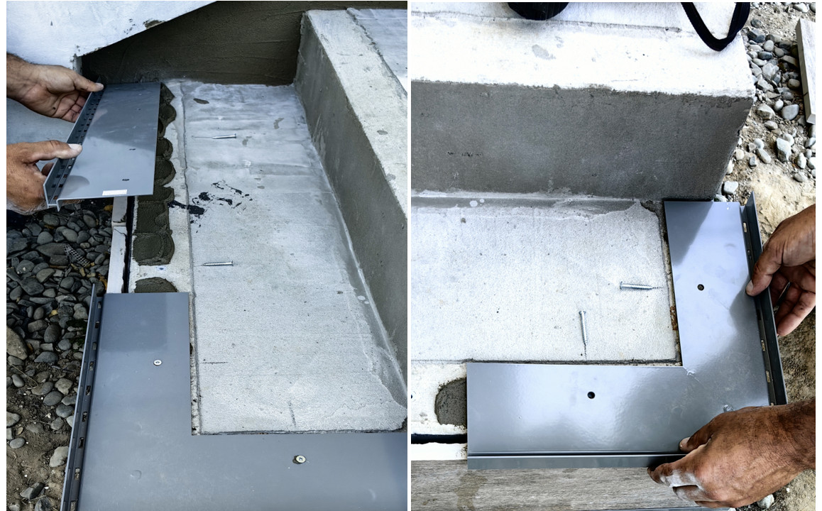 montaż schodów zewnętrznych