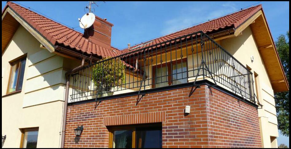 Balkonowy okapnik grafika 1