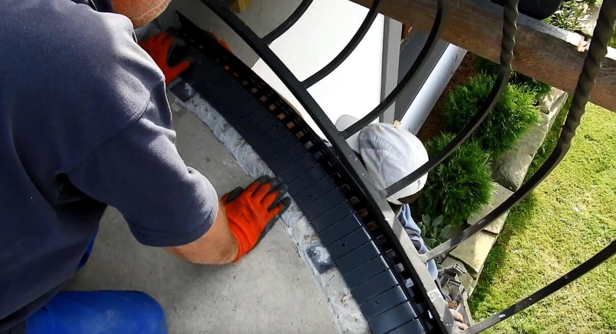 Montaż profilu łukowego W30